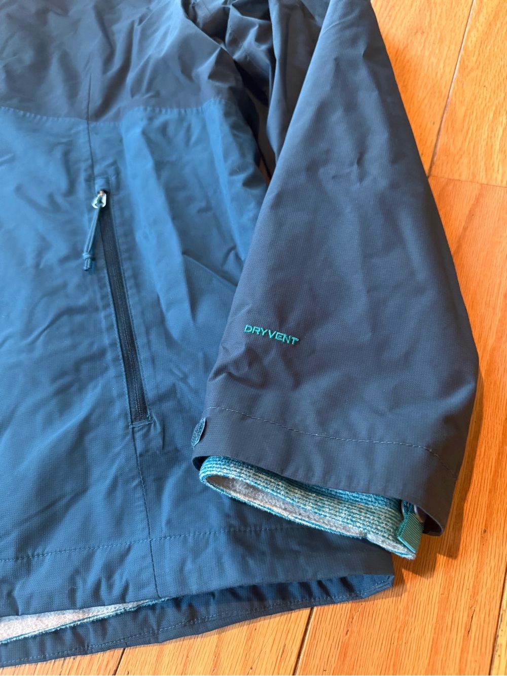 The North Face DRYVENT 2-in-1 Coat/Jacket With Liner Blue/Teal Women’s Size XL - Picture 4 of 16